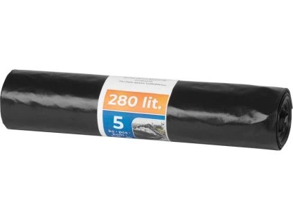 Pytle Strend Pro, 280 lit., pro stavební odpad, černé, bal. 5 ks, extra strong