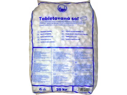 REGENERAČNÍ TABLETOVÁ SŮL, 25kg