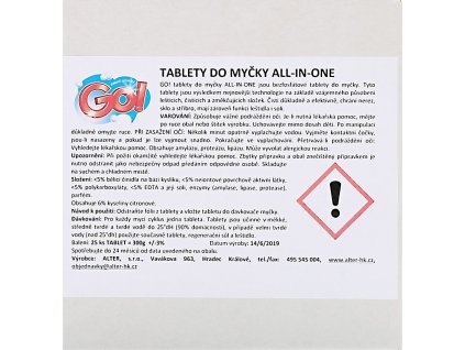 GO! - Tablety do myčky, 60ks