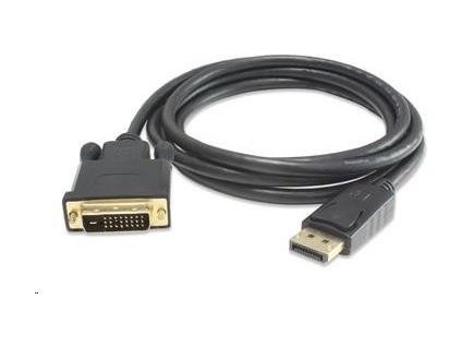 PremiumCord DisplayPort na DVI kabel 3m, stín. M/M