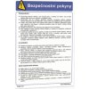 Bezpečnostní pokyny pro obsluhu pásové pily (kovo)
