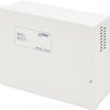 HPSDC-12V8X1A - zdroj 12 VDC/8x0,8A v plech. boxu, nastavitelný výstup, ochrany, LED