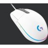 Logitech Gaming Mouse G203 LIGHTSYNC - Myš - optický - 6 tlačítka - kabelové - USB - bílá