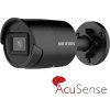 Hikvision 4MPix IP Bullet AcuSense kamera; IR 40m, mikrofon, černá