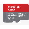 SanDisk Ultra - Paměťová karta flash (adaptér microSDHC - SD zahrnuto) - 32 GB - A1 / UHS-I U1 / Class10 - microSDHC UHS-I