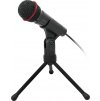 C-TECH Stolní mikrofon MIC-01, 3,5mm stereo jack, kabel 2.5m