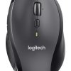 Logitech M705 - Myš - pravák - laser - bezdrátový - 2.4 GHz - bezdrátový přijímač USB - šedá