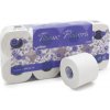 Toaletní papír CELTEX Flowers 3vrstvy 250 útržků bílý - 8ks