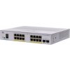 Cisco Business 350 Series CBS350-16P-E-2G - Přepínač - L3 - řízený - 16 x 10/100/1000 (PoE+) + 2 x gigabitů SFP - Lze montovat do rozvaděče - PoE+ (120 W)