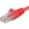 PremiumCord - Patch kabel - RJ-45 (M) do RJ-45 (M) - 1.5 m - UTP - CAT 6 - provedení bez hrbolků - červená