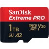SanDisk Extreme Pro - Paměťová karta flash (adaptér microSDXC na SD zahrnuto) - 1 TB - A2 / Video Class V30 / UHS-I U3 / Class10 - microSDXC UHS-I