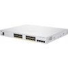 Cisco Business 350 Series 350-24P-4X - Přepínač - L3 - řízený - 24 x 10/100/1000 (PoE+) + 4 x 10 Gigabit SFP+ - Lze montovat do rozvaděče - PoE+ (195 W)