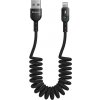 Kabel USB-Lightning, Mcdodo CA-6410, pružinový, 1,8 m (černý)