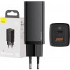 Rychlá cestovní nabíječka Baseus GaN2 Lite USB C 65W EU (černá)