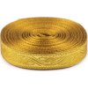 Stuha s lurexem šíře 20 mm (Balení 18 m, Varianta zlatá)