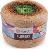 Pletací příze Flowers 250 g (Balení 1 ks, Varianta 1 (268) béžová)