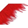 Prýmek - kohoutí peří 7-12 cm (Balení 1 m, Varianta 1 béžová světlá)