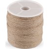 Jutová stuha šíře 10 mm (Balení 20 m, Varianta 2 režná přírodní)
