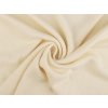 Úplet bavlněný žebrovaný / jemná svetrovina (Balení 1 m, Varianta 1 krémová světlá)