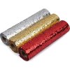 Pavučinka / štola / běhoun dekorační s glitry šíře 24 cm (Balení 1 ks, Varianta 1 stříbrná)