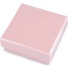 Krabička na šperky 9x9 cm (Balení 1 ks, Varianta 1 pudrová perleť)