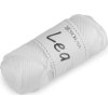 Pletací a háčkovací příze macrame Lea Ø3 mm 90 g (Balení 1 ks, Varianta 1 bílá)