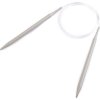 Kruhové jehlice č. 4,5; 5; 6; 7 (Balení 1 ks, Varianta 4,5 mm stříbrná)