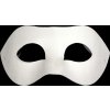 Karnevalová maska - škraboška k domalování (Balení 1 ks, Varianta 2 bílá)