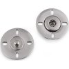 Designové patentky / druky Ø25 mm (Balení 2 pár, Varianta 2 nikl antik)