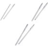 Jehly kovové tupé délka 50; 60; 70 mm na vlnu, vyšívání (Balení 5 ks, Varianta 1 (50 mm) nikl)