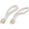 Dekorační úvaz / šňůra na závěsy s magnetem (Balení 2 ks, Varianta 1 krémová světlá)