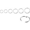 Rozpojovací / knihařský kroužek (Balení 10 ks, Varianta 1 (Ø35 mm) nikl)
