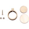 Mini dřevěný rámeček / přívěsek na vyšívání (Balení 1 ks, Varianta 1 (Ø24 mm) přírodní kruh)