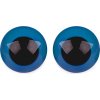 Oči velké s pojistkou Ø30 mm (Varianta 1 modrá, Balení 4 sada)