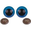 Oči velké s pojistkou Ø30 mm (Varianta 1 modrá, Balení 4 sada)