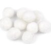 Plstěná kulička / bambulka z vlny Ø15 mm (Balení 10 ks, Varianta 4 šedá)
