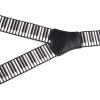 Šle hudební šíře 4 cm délka 120 cm (Balení 1 ks, Varianta 1 bílá černá)