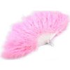 Vějíř péřový velký (Balení 1 ks, Varianta 3 růžová ostrá černá)
