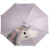 Dětský deštník jednorožec, dinosaurus (Balení 1 ks, Varianta 1 fialová křídová jednorožec)