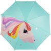 Dětský deštník jednorožec, dinosaurus (Balení 1 ks, Varianta 1 fialová křídová jednorožec)