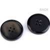 Knoflík s jemnou patinou velikost 24", 32", 36", 40" (Balení 20 ks, Varianta 2 (24") černá)