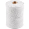 Bavlněná příze macrame Ø1,5-2 mm rozčesávací (Balení 1 ks, Varianta 1 bílá přírodní)