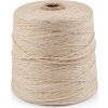 Jutový provázek Ø3 mm k pletení tašek a dekorací (Balení 1 ks, Varianta 1 (01) režná světlá)