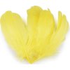 Husí peří délka 14-18 cm (Balení 10 ks, Varianta 3 žlutá)