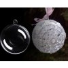 Plastová koule Ø7 cm dvoudílná (Varianta transparent, Balení 5 ks)