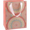 Dárková taška mandala (Balení 4 ks, Varianta 1 lososová světlá)