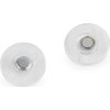 Skryté magnetické zapínání k našití Ø8 mm (Balení 2 pár, Varianta 1 transparent kulaté)