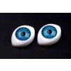 Plastové oči k nalepení 12x17mm (Balení 20 ks, Varianta 1 modrá)