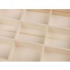Dřevěný box / organizér s posuvným víkem (Balení 1 ks, Varianta přírodní sv.)