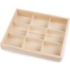 Dřevěný box / organizér s posuvným víkem (Balení 1 ks, Varianta přírodní sv.)